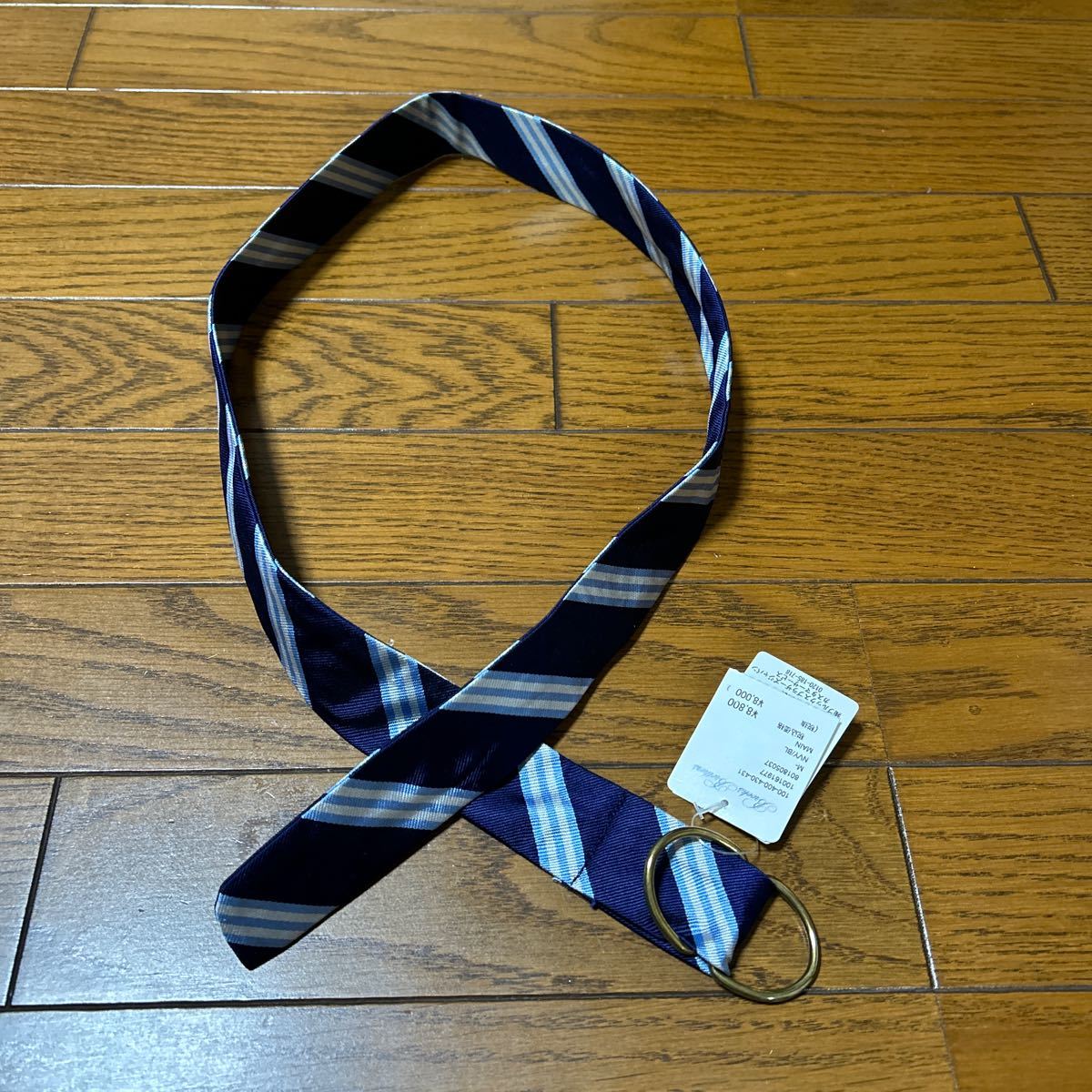 ③ new goods regular USA made Brooks Brothers silk material ribbon belt America made ring belt brooksbrothers knitted tie bow Thai butterfly necktie 