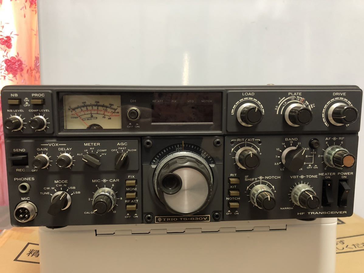 TRIO トリオ 無線機 ジャンク品 アマチュア無線機 TS -830V _画像1
