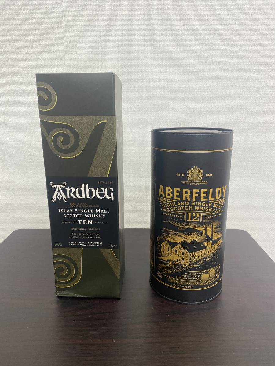 1円～ 2本セット ARDBEG アードベッグ TEN 　ABERFELDY アバフェルディ12年_画像1