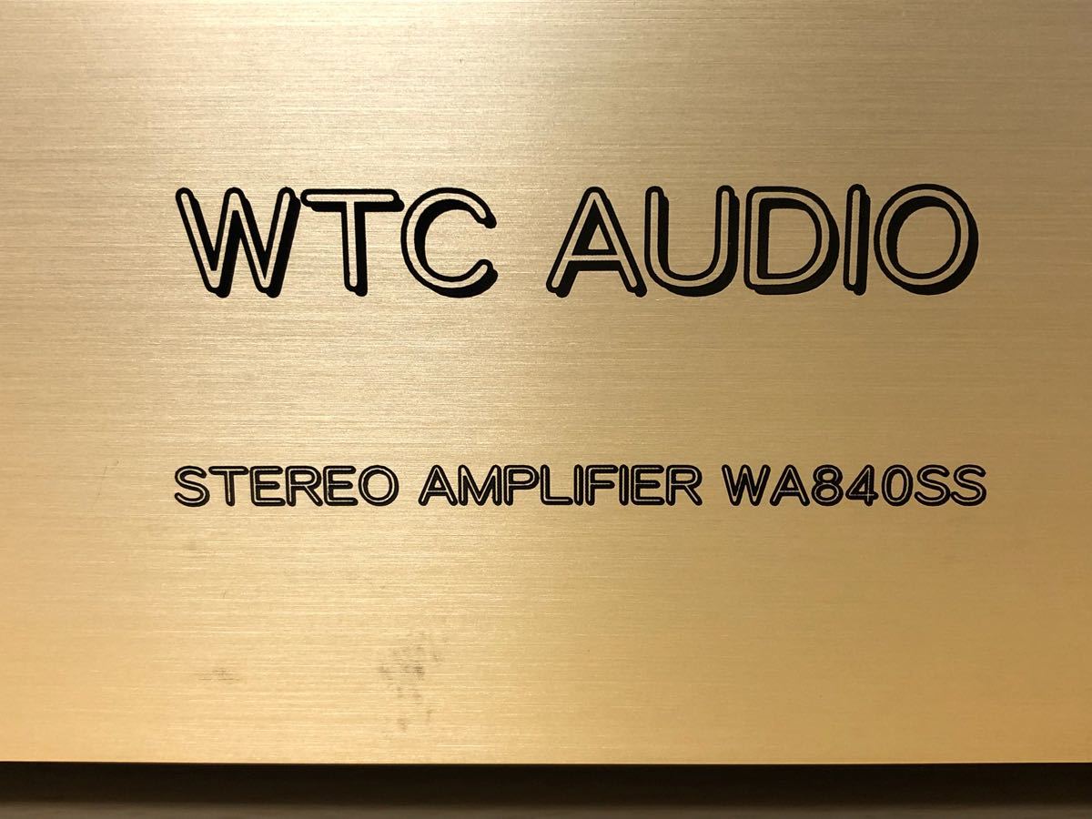  原文:WAKO TECHNICAL・ステレオ アンプ・WTC AUDIO・WA-840SS・真空管アンプ？