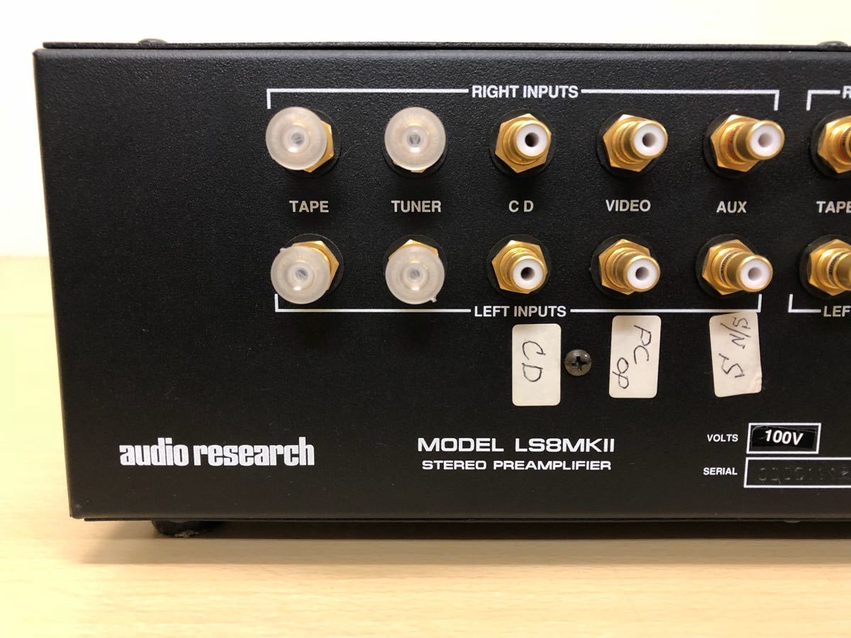     原文:audio research・vacuum tube stereo preamplifier・真空管プレアンプ・LS8MKⅡ