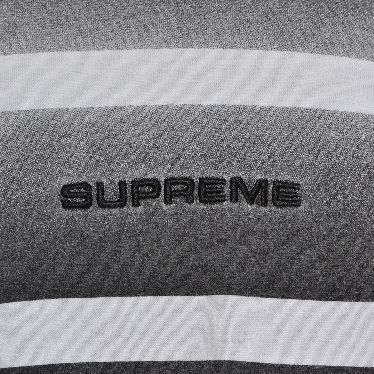 〇490892 Supreme シュプリーム ◯ボーダーTシャツ Fade Stripe L S Top サイズL 2020SS メンズ グレー ホワイト_画像5
