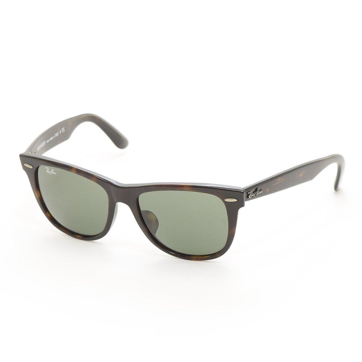 ◆497283 RayBan レイバン サングラス WAYFARER ウェイファーラー RB2140 セルフレーム/フルリム メンズ イタリア製 ブラウン べっ甲柄_画像1