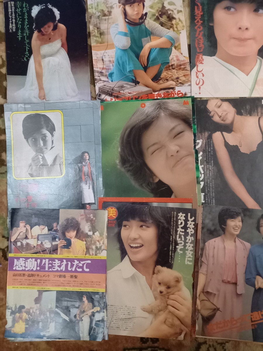 山口百恵　切り抜き　明星平凡_画像1