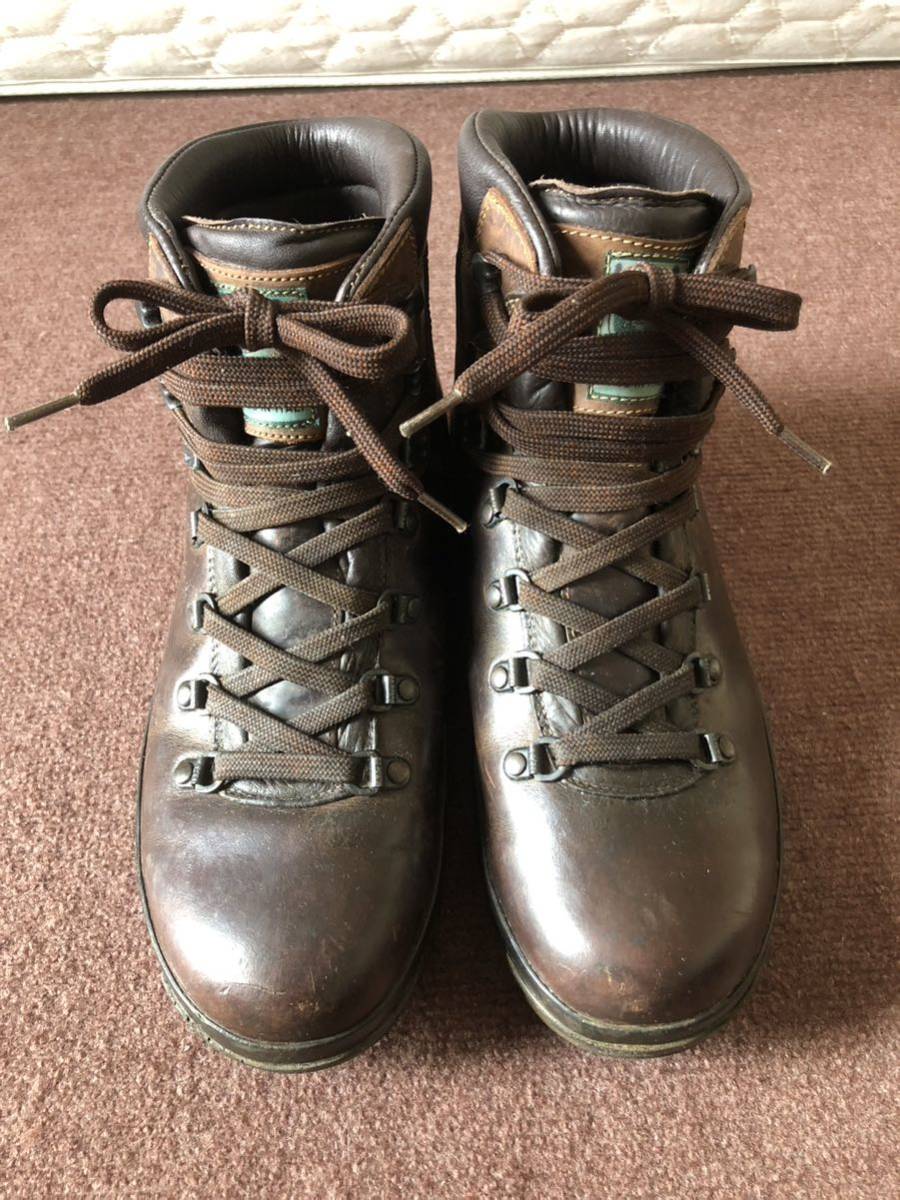 AKU GORE-TEX boots leather brown アク　ゴアテックス　レザー　茶　革 トレッキングブーツ size uk8 eur42 usa8 1/2( 27cm 相当) 訳アリ