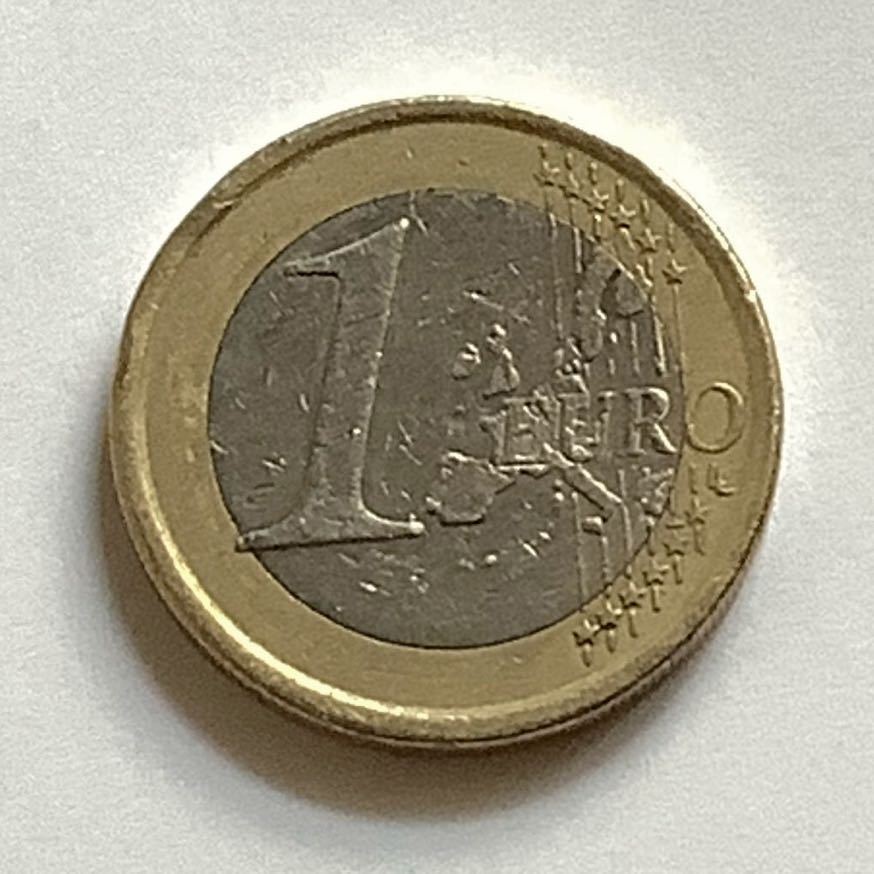【希少品セール】スペイン 1ユーロ硬貨 2001年 1枚_画像2