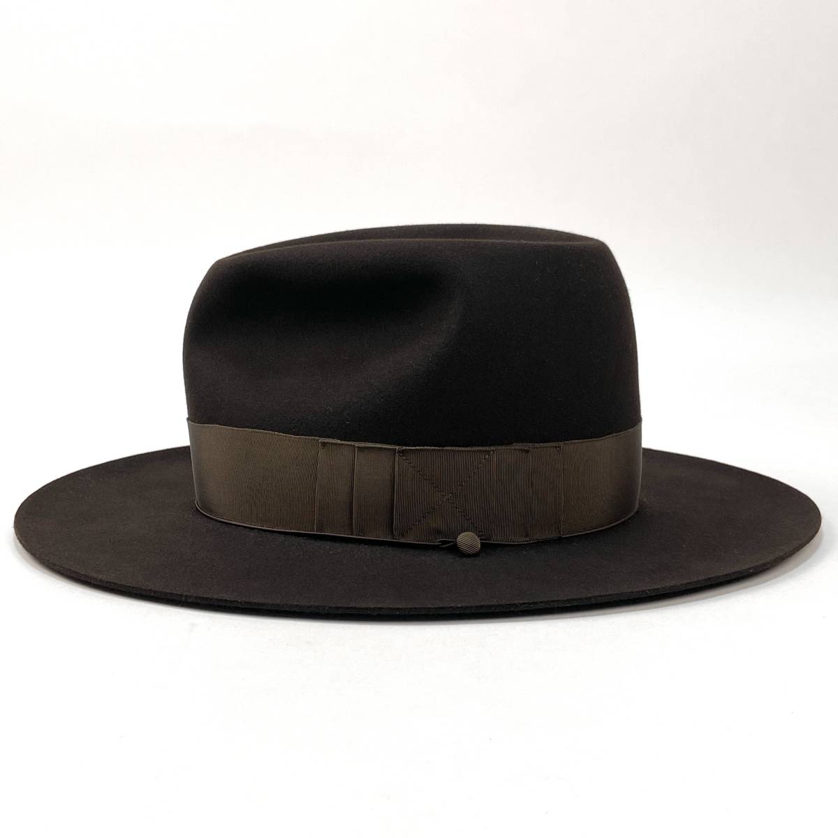 極美品 STETSON / ステットソン 22AW WIRED BEAVER / ワイヤード ビーバー ハット ST686 58cm SSM2867 ダークブラウン 帽子_画像3