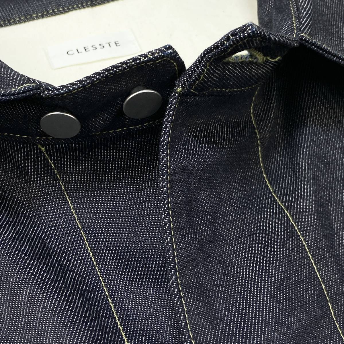 美品 CLESSTE / クレスト 23AW SELVEDGE DENIM COVERALL JACKET 美品 CLESSTE / クレスト 23AW SELVEDGE DENIM COVERALL JACKET