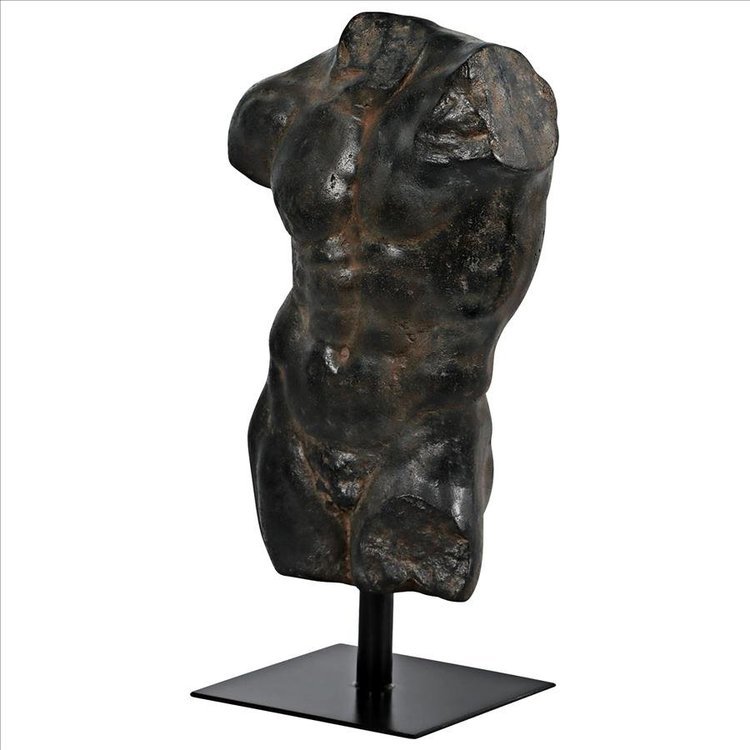 若者の断片彫刻像 古代ギリシャのトルソー 西洋彫刻 オーナメント彫像置物 リビング 書斎 新築祝い贈り物 輸入品_画像8