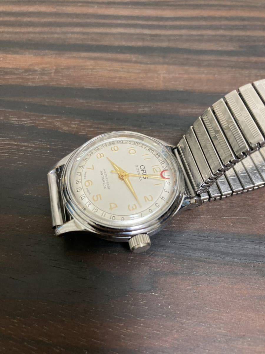 ORIS 302-7285B ETA2691 オリス ポインターデイト 手巻き17JEWELS _画像3