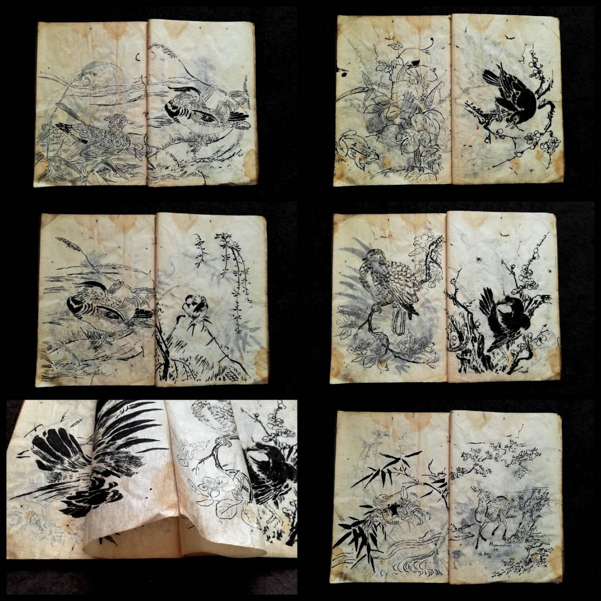 画譜 江戸期 等碩筆 検索⇒ 肉筆仙人 水墨画 支那 拓片 呂洞賓 画譜 江戸期 等碩筆 検索⇒ 肉筆仙人 水墨画 支那 拓片 呂洞賓