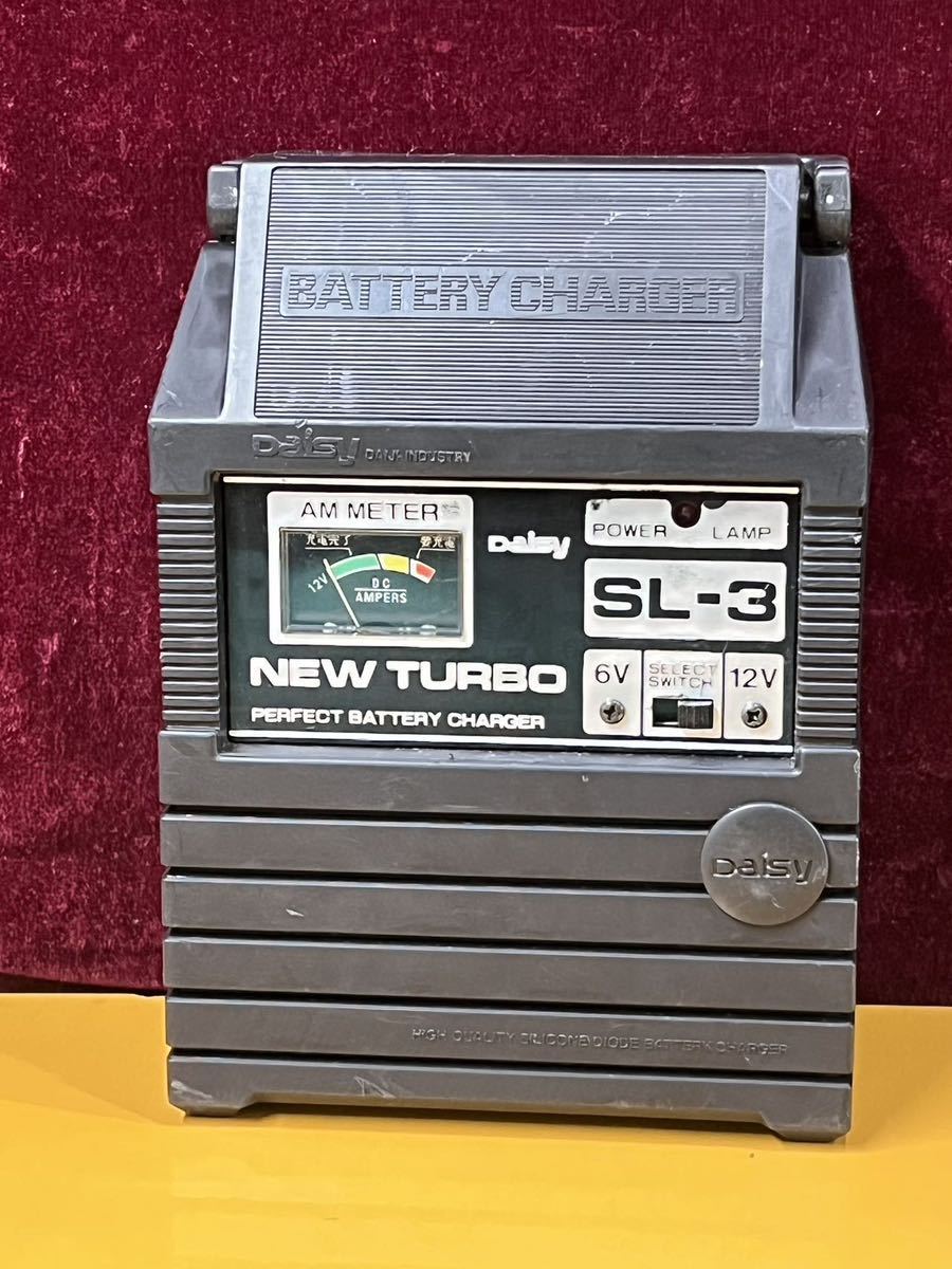 バッテリーチャージャー バッテリー充電器　SL-3型　NEW TURBO 動作OK (60s)_画像1