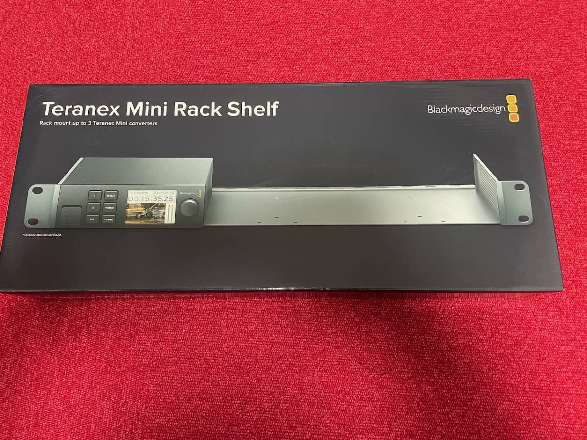 【新品】 Blackmagic Design ( ブラックマジックデザイン ) / Teranex Mini - Rack Shelf　Teranex Mini用ラックマウント _画像1