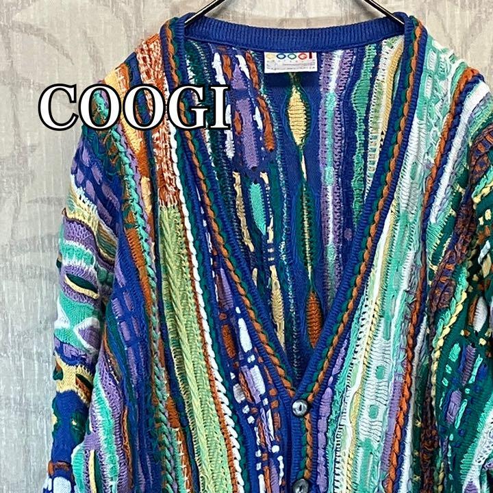 激レア】クージー COOGI 3Dニット カーディガン オーストラリア製