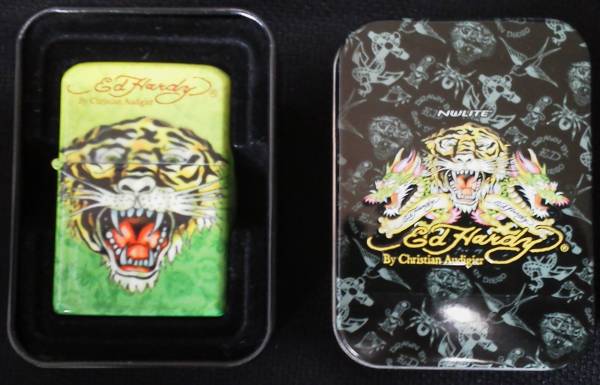 Ed Hardy エド ハーディー ターボ ガスライター Z-plus/ZIPPO f_画像1