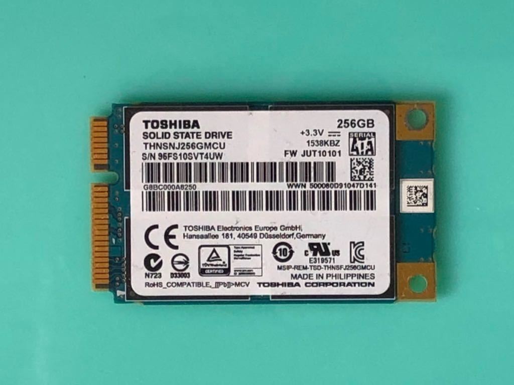 TOSHIBA msata SSD 256GB 動作確認済み_画像1
