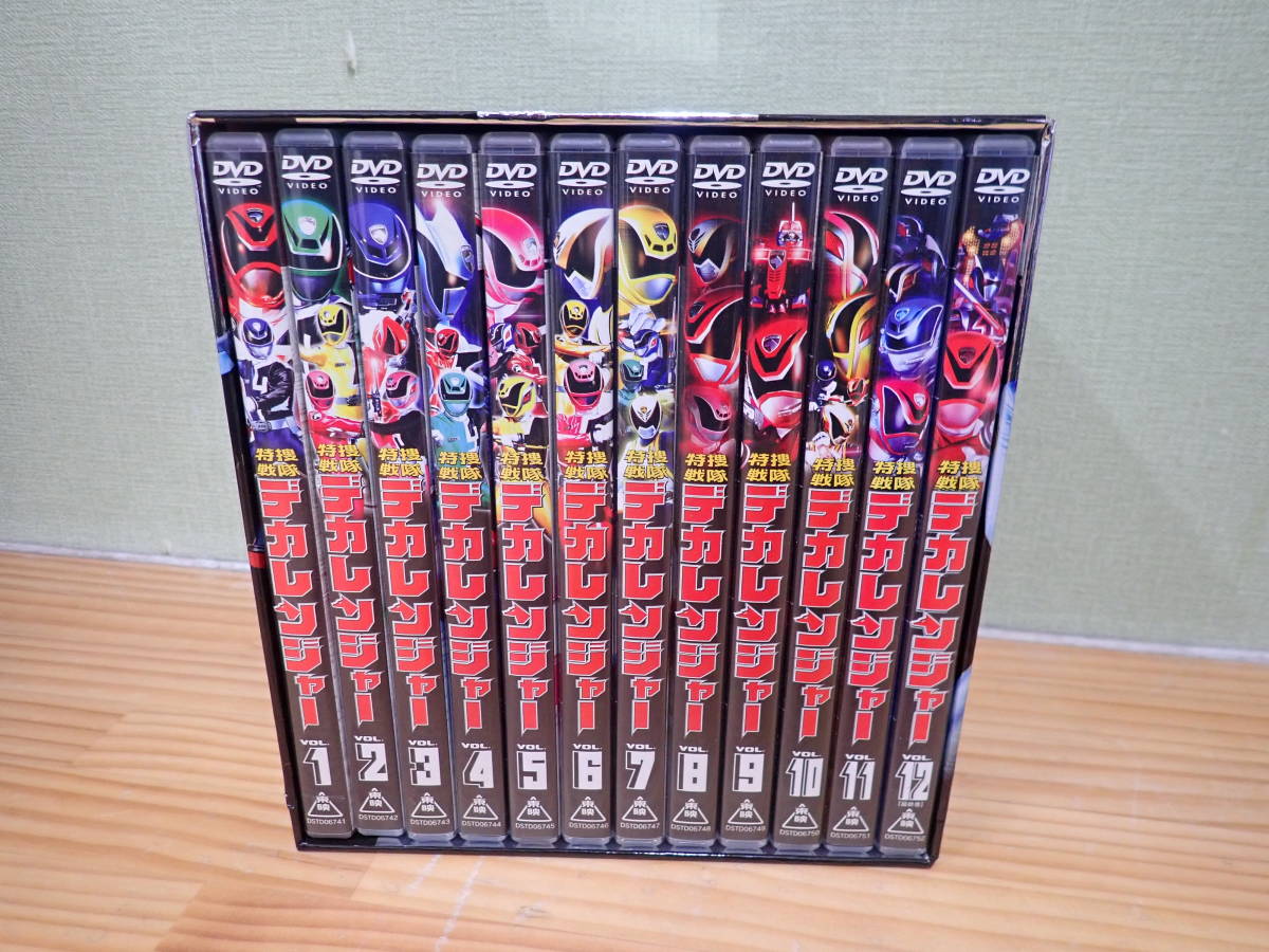 f①e　特捜戦隊デカレンジャー　DVD　全12巻セット　BOX・カード付　全巻セット