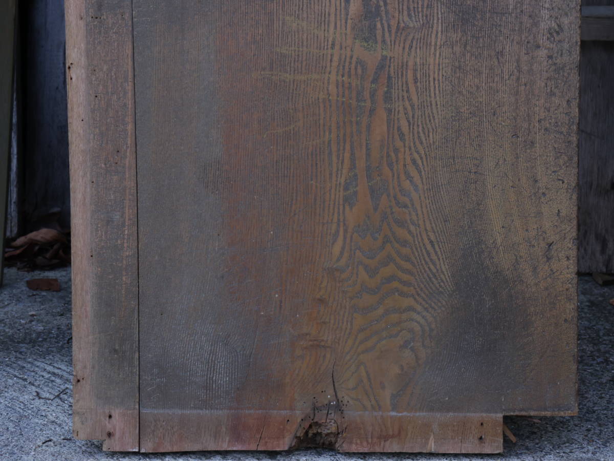 『欅板』No,561 古材 無垢材 天然木 天板 古板 古木 柾目 木工 時代物 アンティーク ヴィンテージ DIY リノベーション_画像3