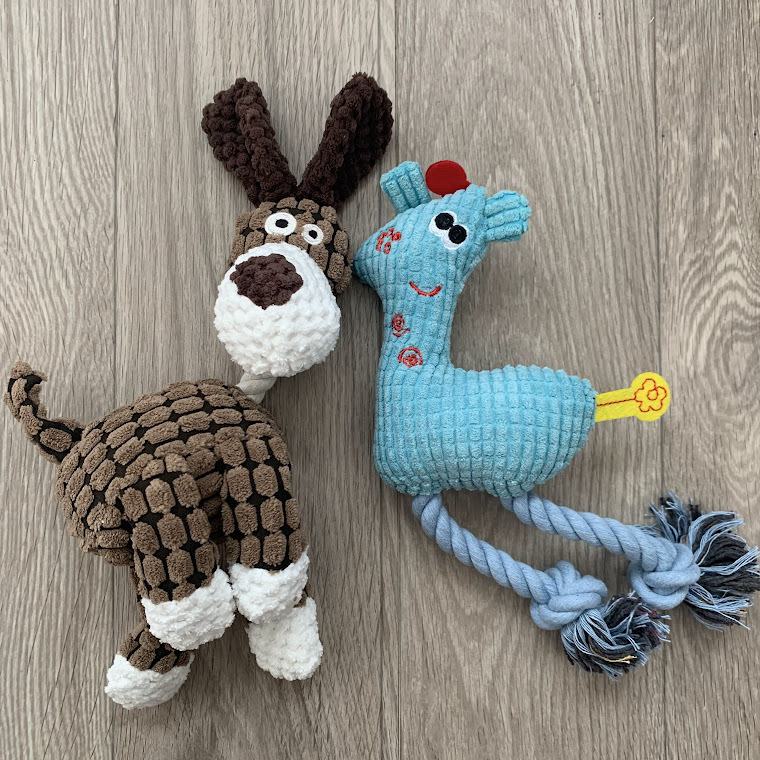# новый товар # собака для игрушка # домашнее животное [2 позиций комплект ].. Brown .. голубой симпатичный .. игрушка 