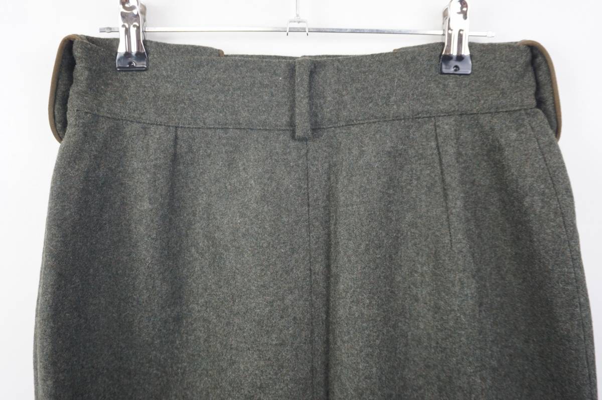 L456　イタリア製　オールド　GUCCI　グッチ　ツイードスカート　ウールスカート　サイズ42　レディース_画像3