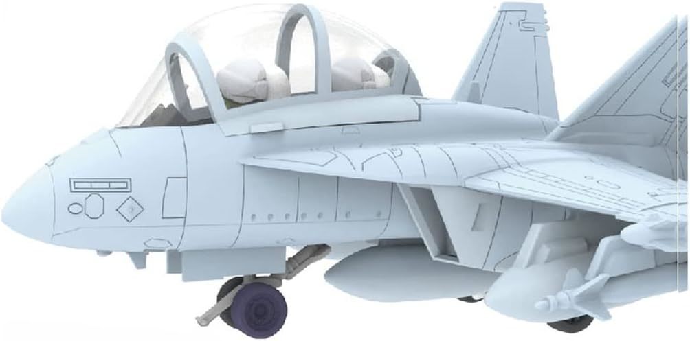 フリーダムモデルキット コンパクトシリーズ アメリカ海軍 F/A-18F スーパーホーネット 複座型 VFA-102 ダイアモンド_画像5