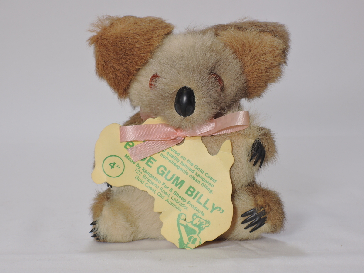  kangaroo fur koala soft toy 25cm music box built-in 16cm 12cm 3 body set # Australia tag attaching 