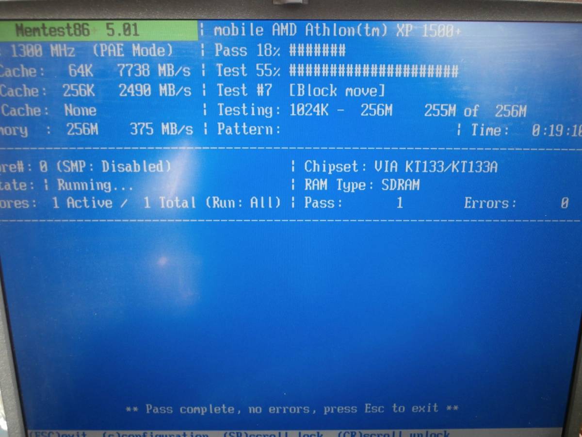 SO-DIMM PC133 CL3 144Pin 128MB×2枚セット hynixチップ ノート用メモリ_画像5