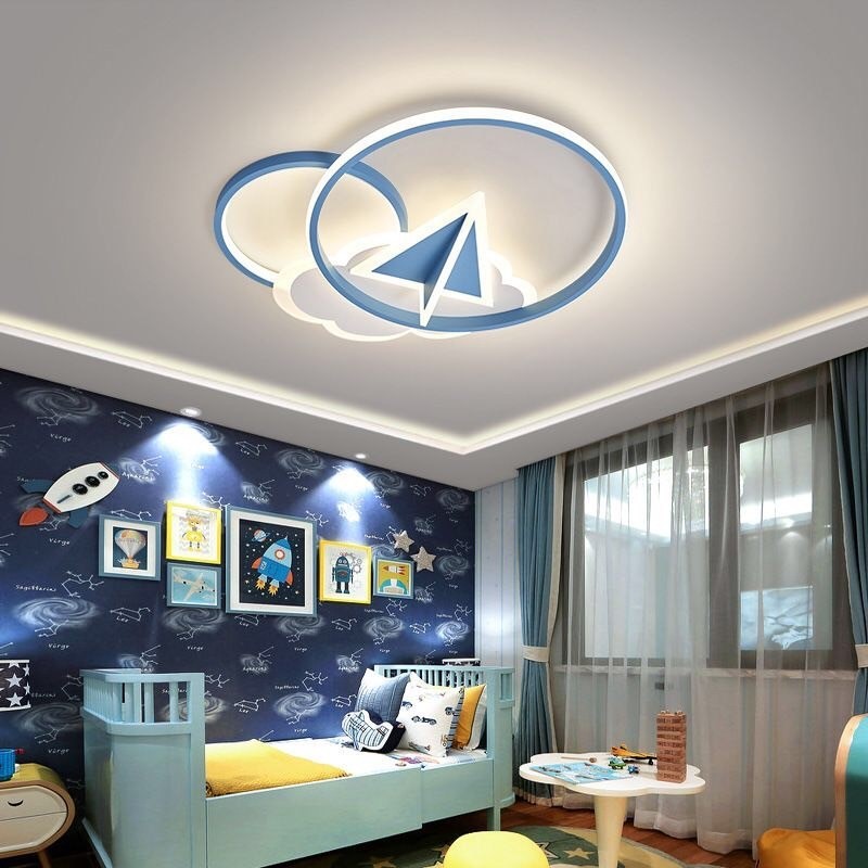 大特価　LEDシーリングライト リビング 寝室 子供屋照明 飛行機型 オシャレ　タイプA