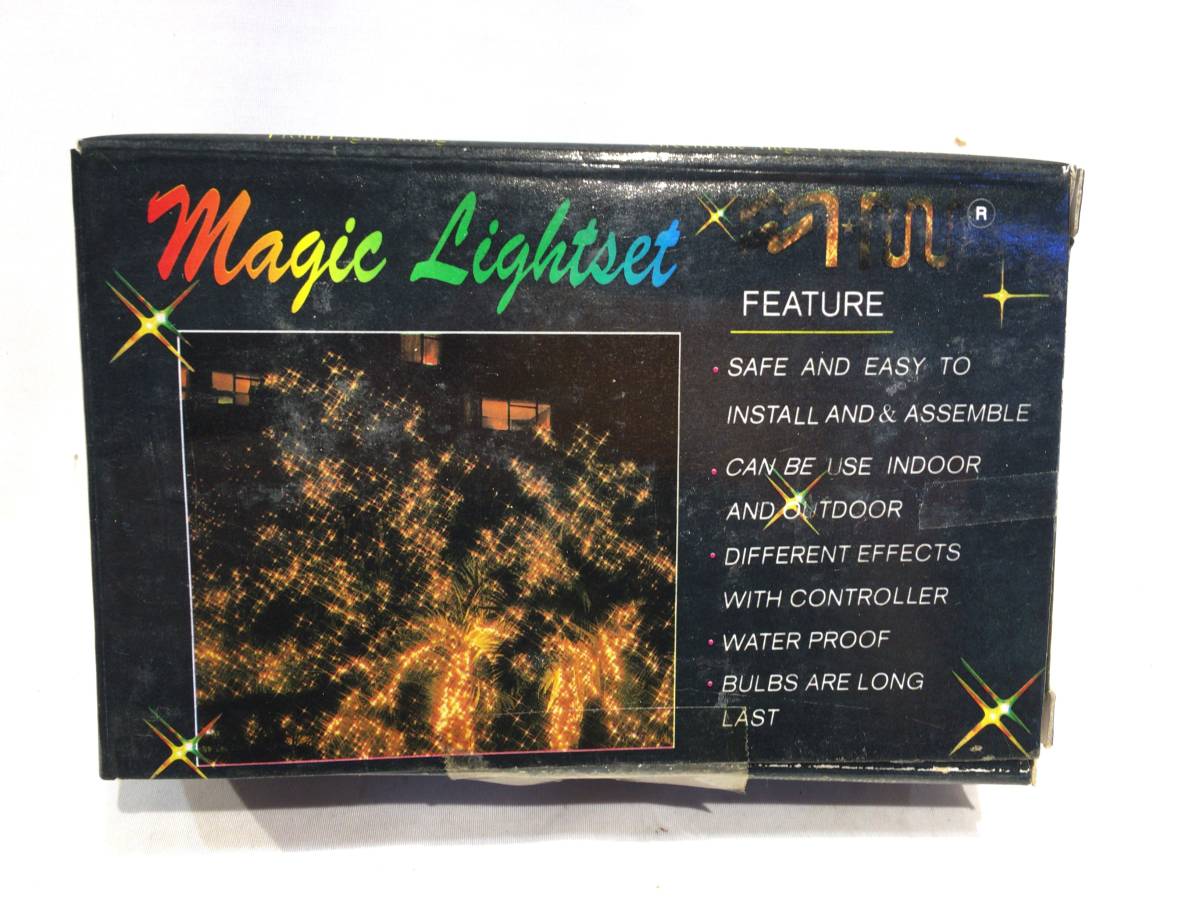 ■10389■未使用■Magic Lightset クリア 5W 10m 100ピース イルミネーション ライト 電球 クリスマス_画像3