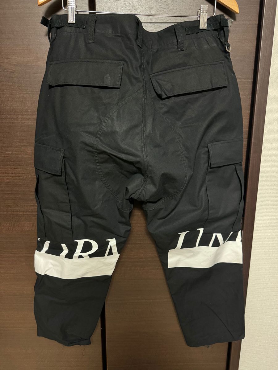 uniform experiment HEM CUT-OFF CROPPED CARGO PANTS   fragment