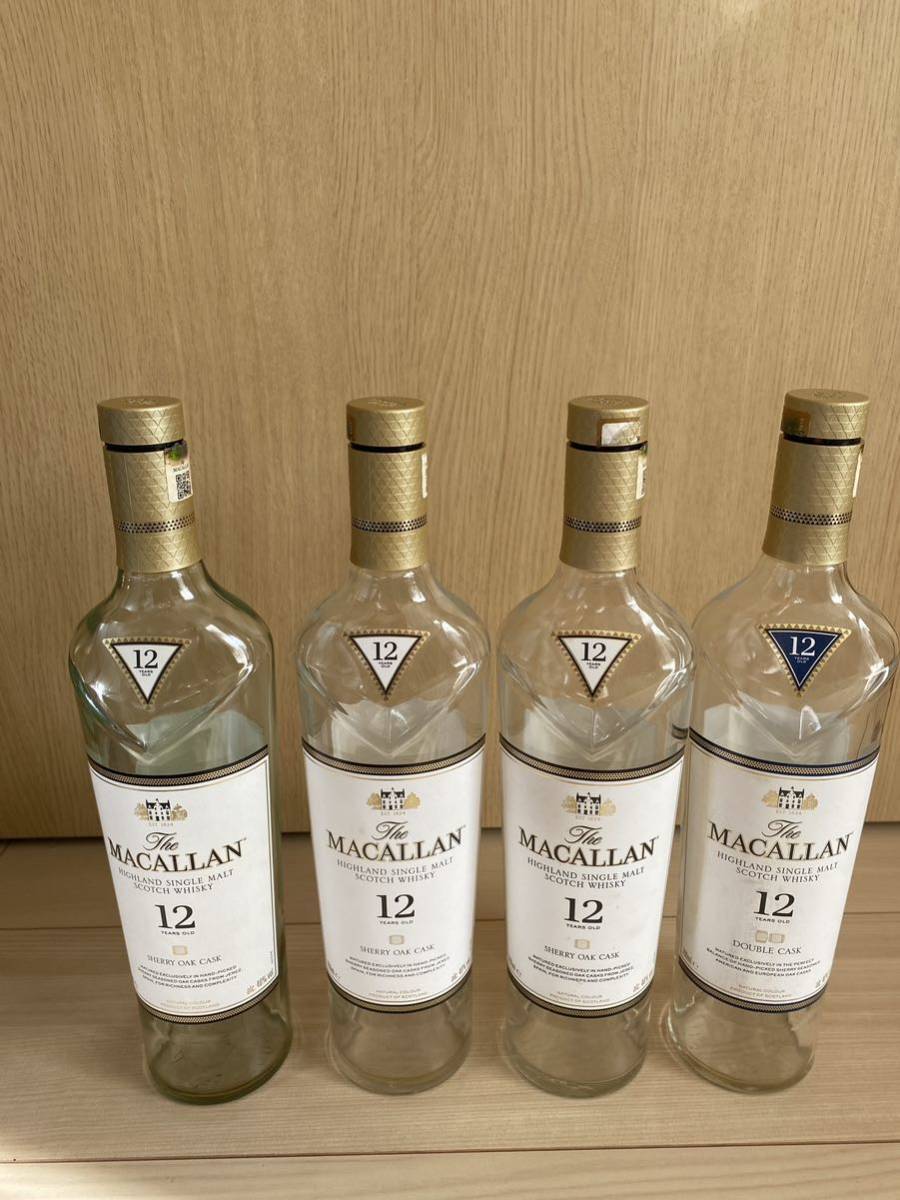 maka Ran 12 год MACALLAN пустой бутылка с коробкой 4шт.