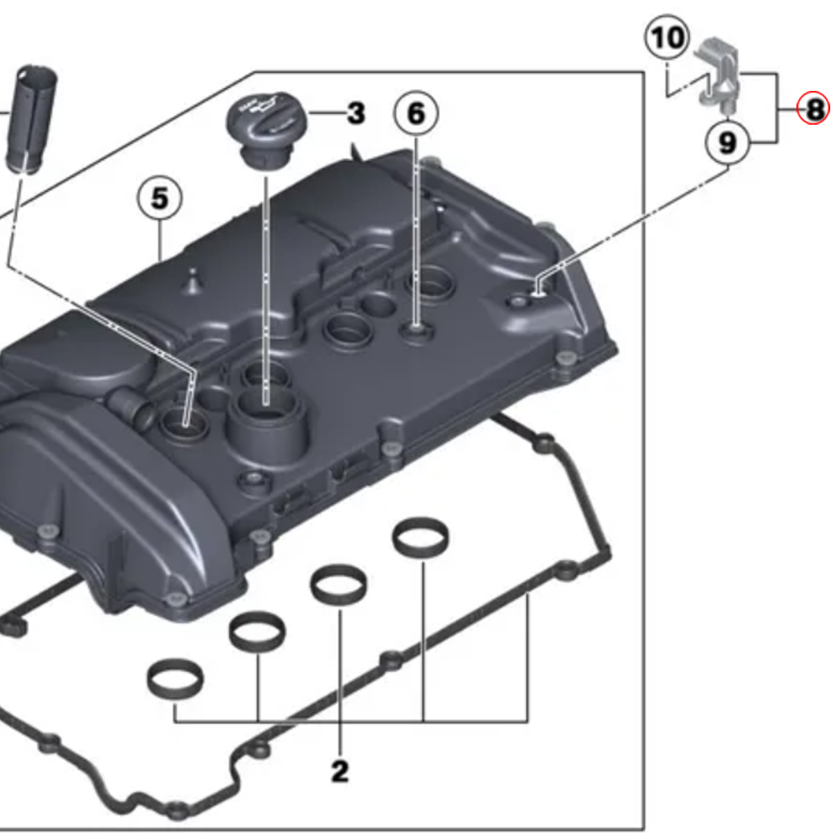 BMW MINI R55 R56 R57 R58 R59 R60 R61 カムシャフトセンサー ワン クーパー クーパーS JCW 13627588095 13627570191 13627566052_画像6