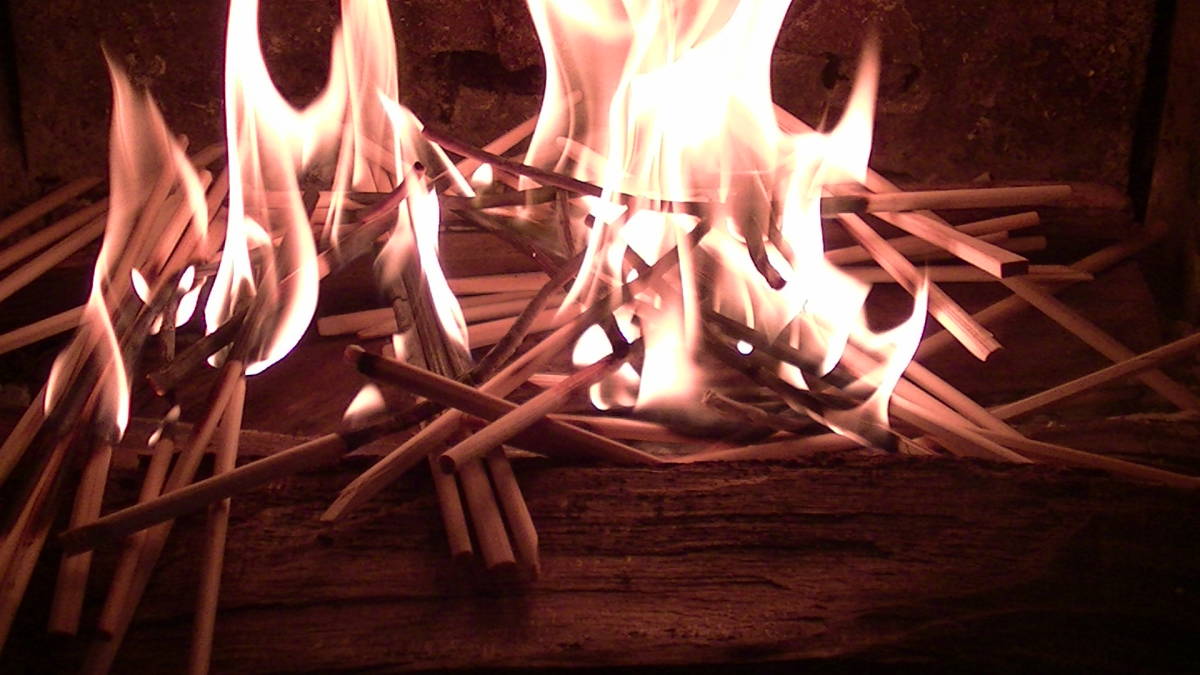 　薪ストーブ　竹の割り箸２１ｃｍ　 焚き付け　１０キロ以上　焚きつけ　キャンプ　薪　ロケットストーブ_画像7