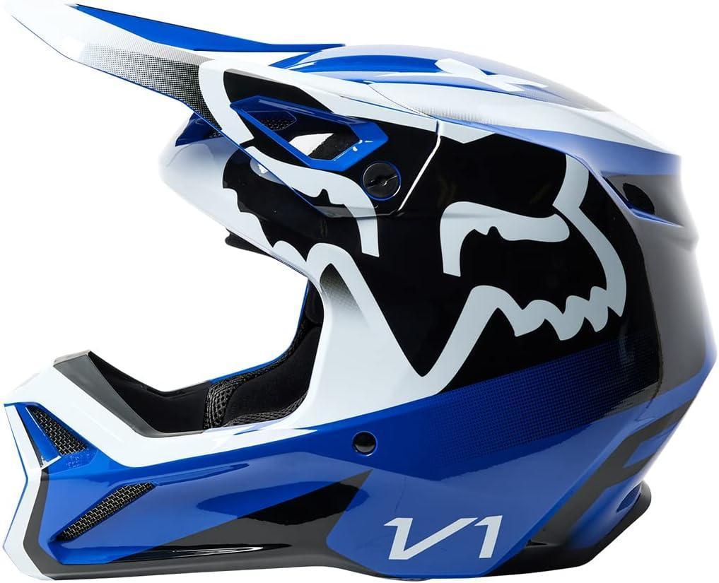 FOX MX V1 ヘルメット リード Sサイズ(頭囲55-56cm) ブルー_画像3