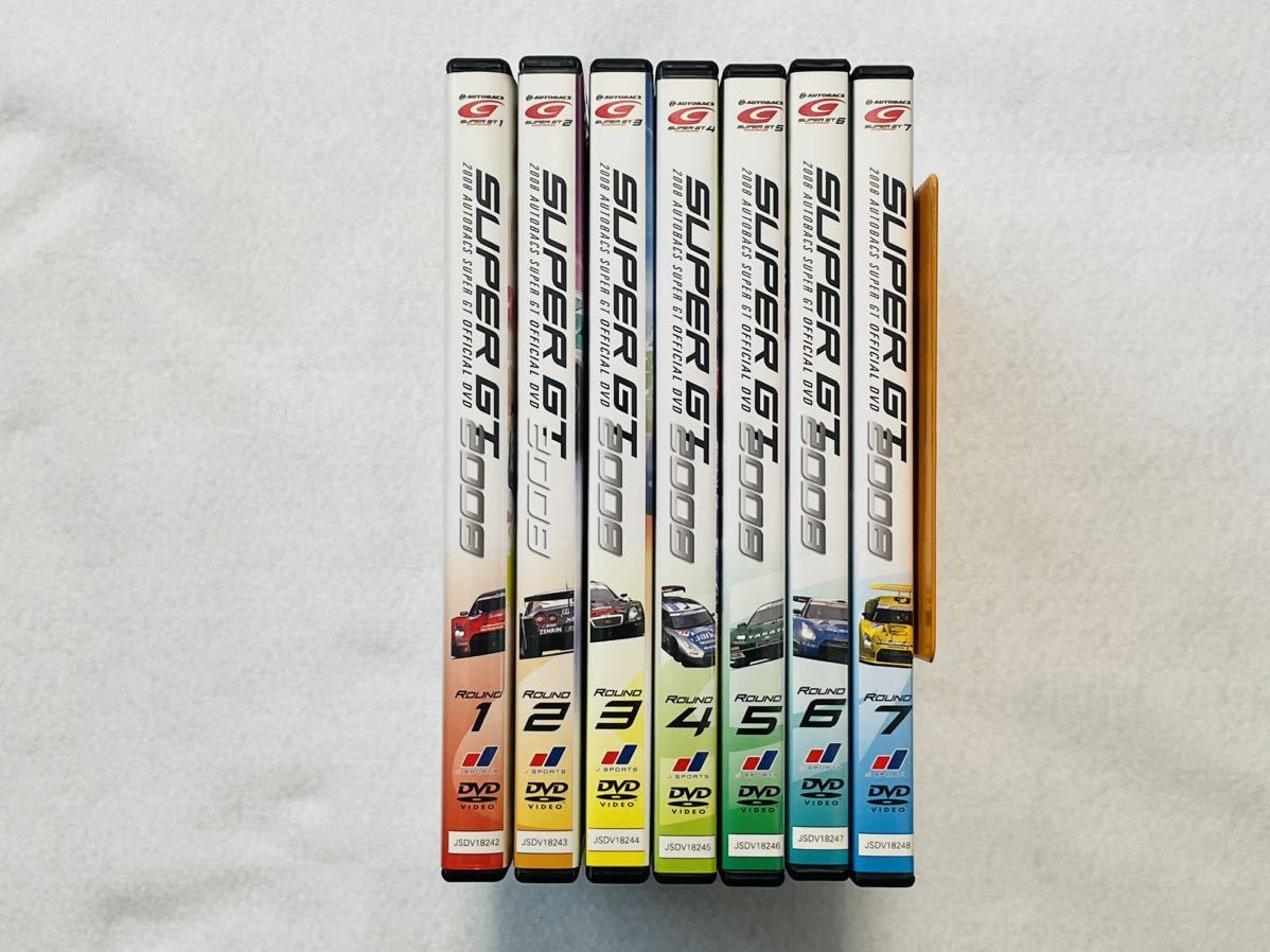 SUPER GT/スーパーGT シリーズ 2008年 オフィシャル/公式DVD J SPORTS Round 1〜7/第1戦〜第7戦 7本セットの画像2