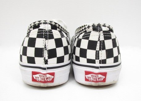 [即日発送] VANS Authentic (Mix Checker) VN0A38EMQ9B メンズ レディース スニーカー チェック 27.5cm ブラック×ホワイト 331の画像4