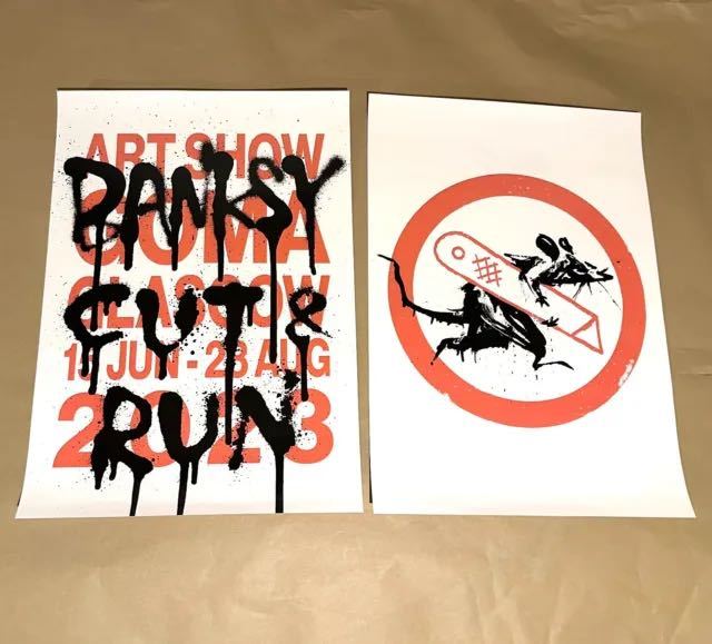 送料込み　BANKSY CUT & RUN ポスター GOMA バンクシー