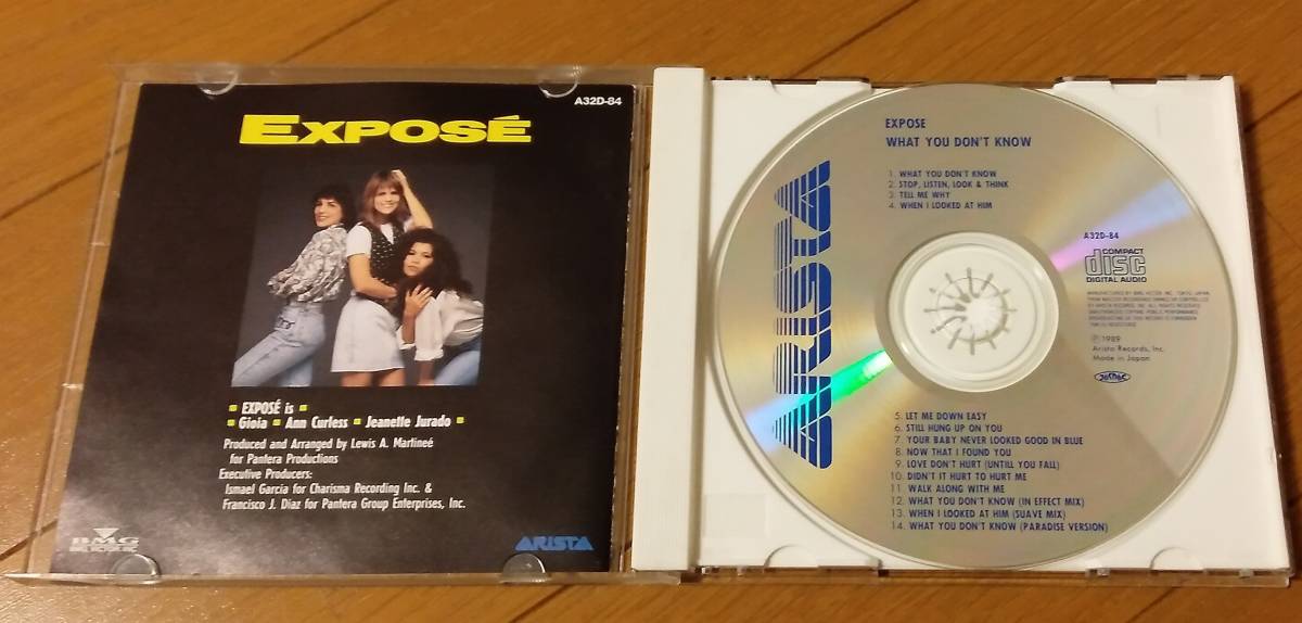 EXPOSE　エクスポゼ　WHAT YOU DON'T KNOW　恋のダンス・パラダイス　国内盤　A32D-84_画像2