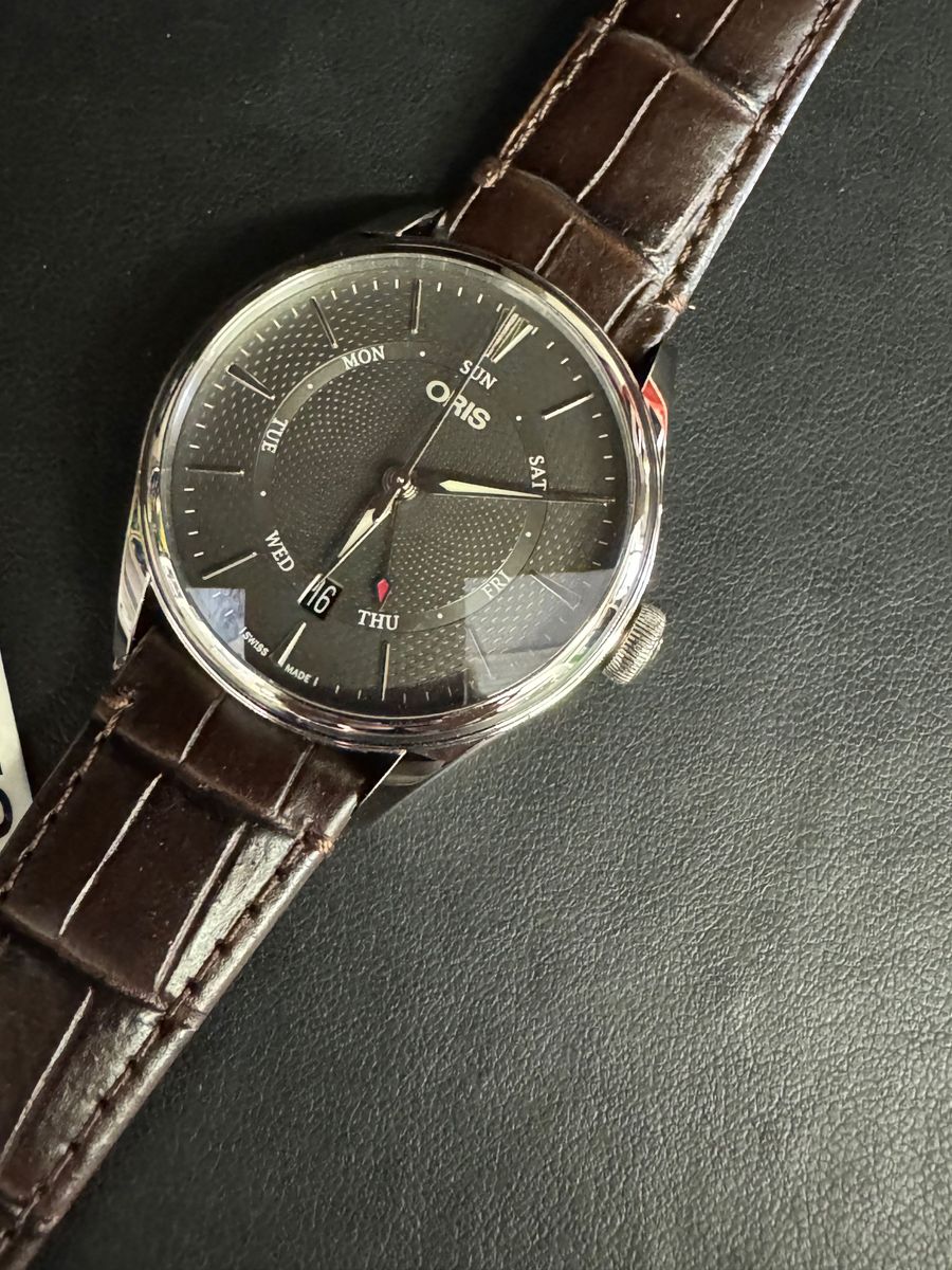 新品　正規品　ORIS オリス　アートリエ　７５５　７７４２　４０５３　ポインターデイ　腕時計　自動巻 