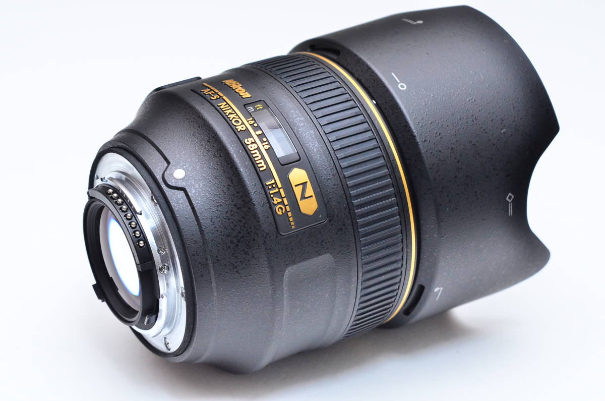 Nikon AF-S NIKKOR 58mm F1.4G 極上品 解像力の良いあたりの個体！_画像2