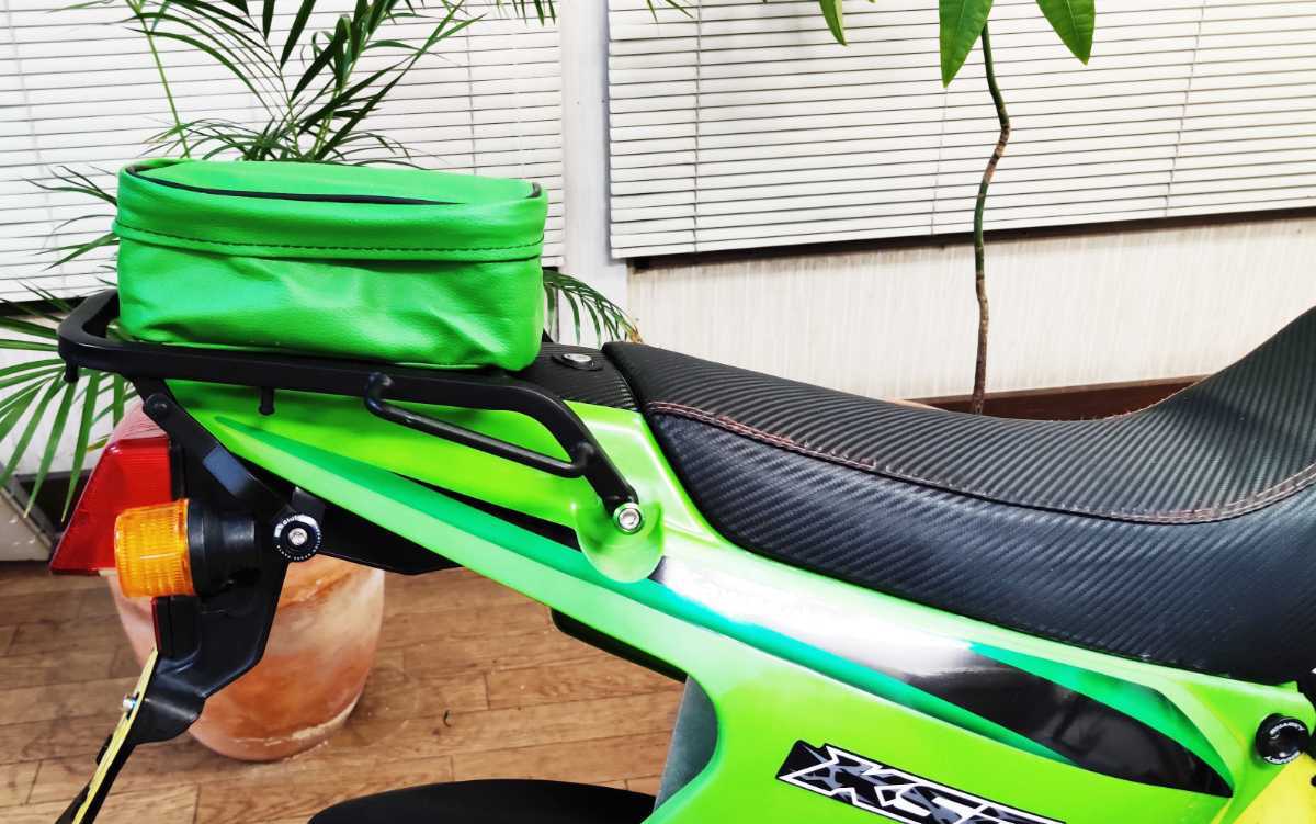  немного количество поступление ksr110,ksr2,KS2,KDX125 kawasaki старый автомобильный tool сумка lime зеленый простой водонепроницаемый klx125,D Tracker 250