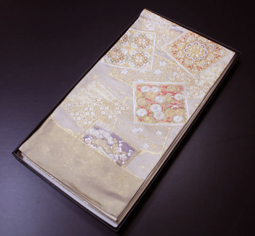 新品 送料込み 西陣織 正絹 袋帯 老舗㈱加納幸謹製 未仕立 六通の画像1