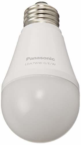 パナソニック LED電球 口金直径26mm 電球60形相当 温白色相当(7.3W) 一般電球 広配光タイプ 屋外器具対応 密閉器具対応_画像1