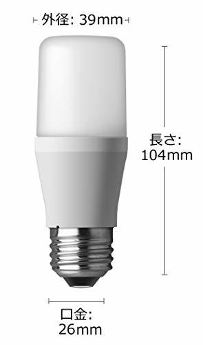 パナソニック LED電球 口金直径26mm 電球60W形相当 昼光色相当(6.0W) 一般電球・T形タイプ 密閉器具対応_画像4