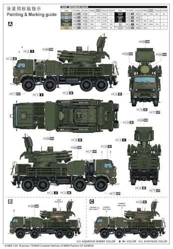 トランペッター 1/35 ロシア連邦軍 パーンツィリーS1 近距離対防空防御システム プラモデル 01060_画像5