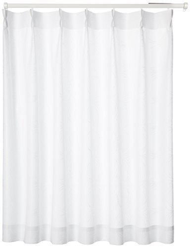 ユニベール ミラーレースカーテン ホワイト 幅100×丈176cm 1枚 HAZ-L0016_画像1