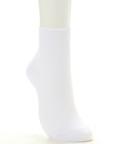 (アツギ)ATSUGI レディース靴下 ATSUGI Rib Socks(アツギリブソックス) Women's ハーフミニ 白 ソックス 〈4足組〉 LH50084 451 ホワイト_画像2