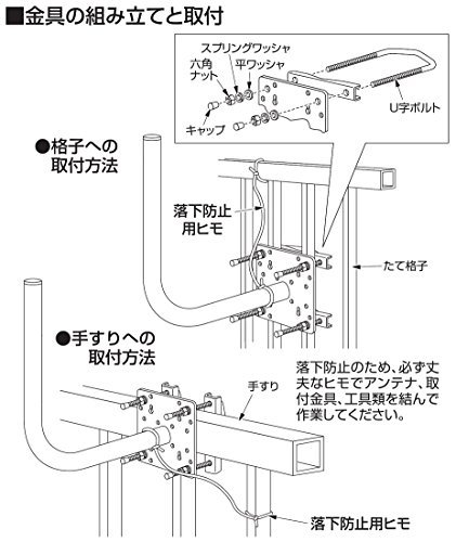 日本アンテナ アンテナ取付金具 BK-32ZR_画像4