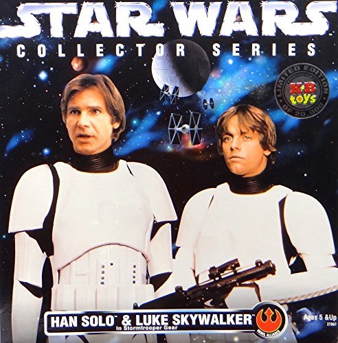 Star Wars Han Solo and Luke Skywalker in Stormtrooper Gear Limited Edition Collector Series Action Figures Set_画像1