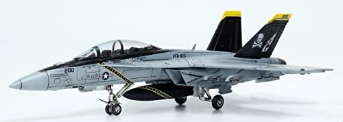 プラッツ 1/144 航空模型特選シリーズ アメリカ海軍 F/A-18F スーパーホーネット ジョリーロジャース(複座型) 2機セット プラモデル_画像5